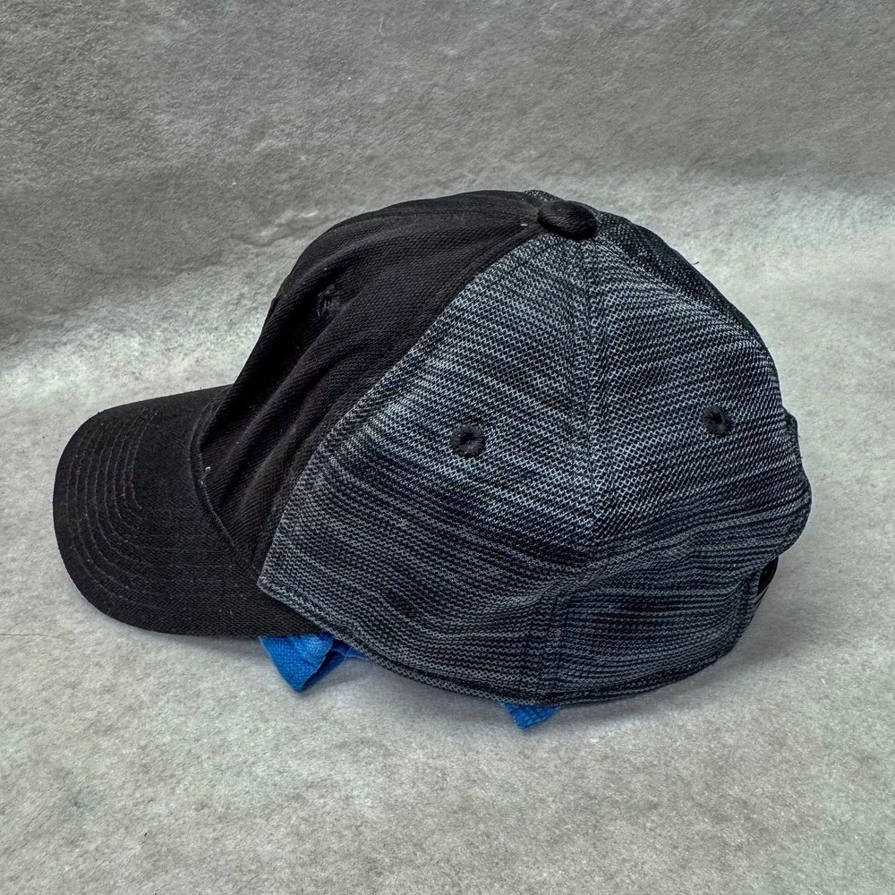Adidas Hat Cap Snap Back‎ Black Gray Climalite Mesh Trucker Patch Mens Athletic
